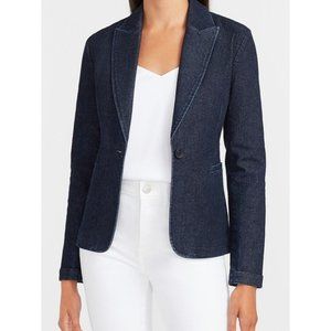 Express Dark Wash Denim Blazer - Size 6